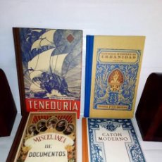Libros antiguos: 4 LIBROS ANTIGUOS DE ESCUELA FACSIMIL - CARTILLA MODERNA DE URBANIDAD NIÑOS 1929 Y OTROS. Lote 317948648