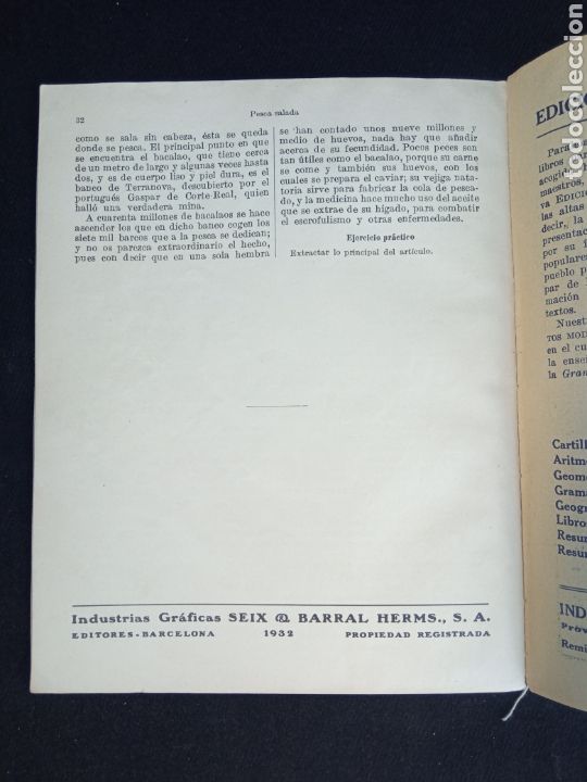Libros antiguos: SEGUNDO LIBRO DE LECTURA,a&ntilde;o1932 - Foto 2