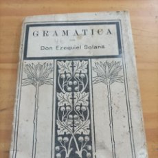 Libros antiguos: NOCIONES DE GRAMÁTICA, EZEQUIEL SOLANA,EL MAGISTERIO ESPAÑOL,32 PÁGINAS.. Lote 340916713