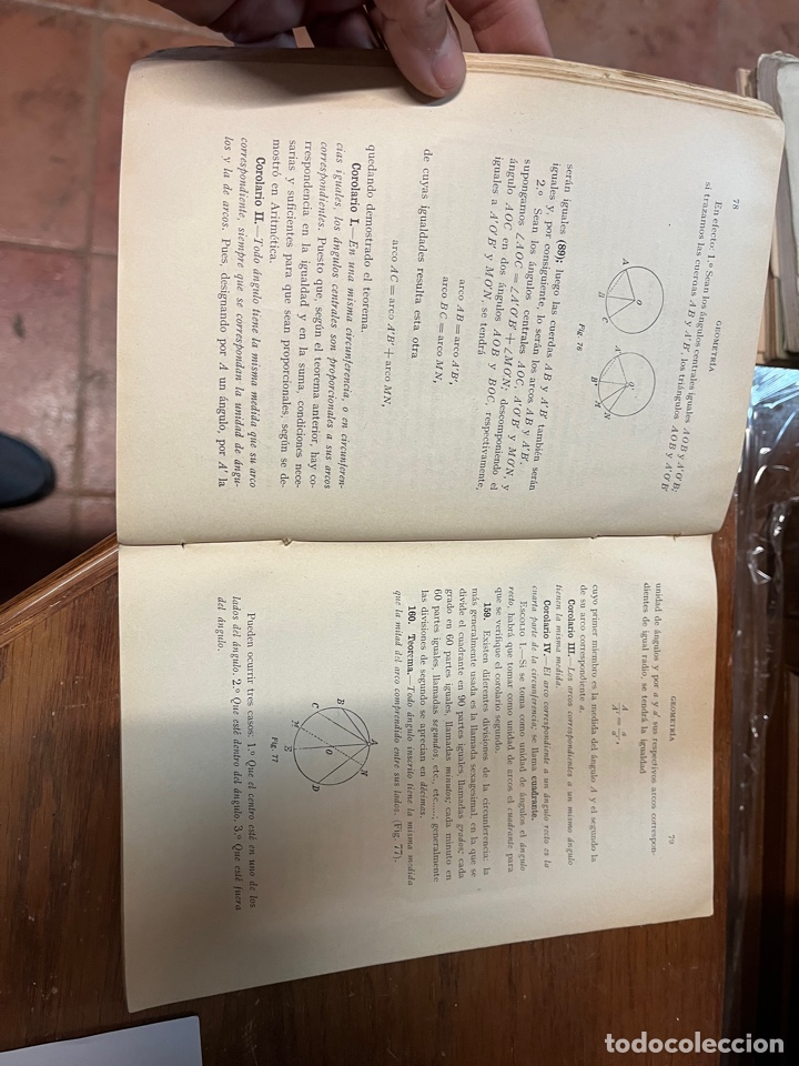 Libros antiguos: Elementos de Geometr&iacute;a, Ruiz Tapiador. 1925 - Foto 3