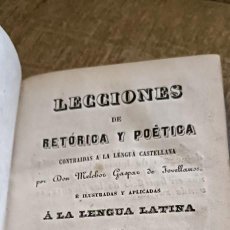 Libros antiguos: LECCIONES DE RETORICA. Lote 346700923