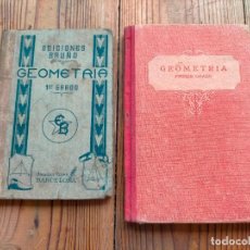 Libros antiguos: LECCIONES ELEMENTALES DE GEOMETRIA PRIMER 1ER GRADO CURSO ELEMENTAL BRUÑO BARCELONA EDELVIVES 1934. Lote 346863843