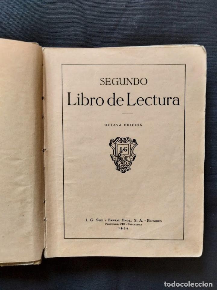 Libros antiguos: SEGUNDO LIBRO DE LECTURA (1934) - Foto 2