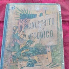 Libros antiguos: EL MANUSCRITO METÓDICO POR EL PROFESOR ANTONIO BORI Y FONTESTÁ 1894