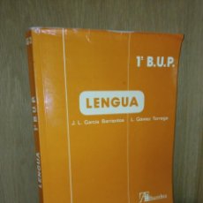 Libros antiguos: LIBRO DE TEXTO LENGUA 1 BUP ALHAMBRA . 1986.. Lote 355159323