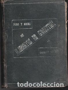 Libros antiguos: Elementos de geometr&iacute;a, Bartolom&eacute; Pons y Meri - Foto 1