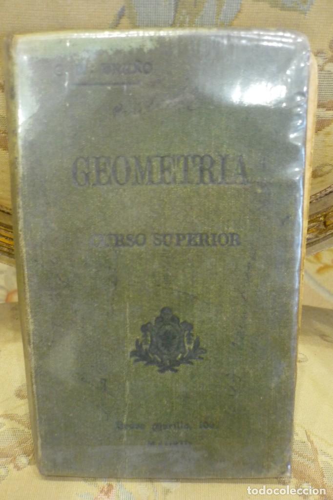 Libros antiguos: GEOMETR&Iacute;A CURSO SUPERIOR, DE BRU&Ntilde;O - Foto 1
