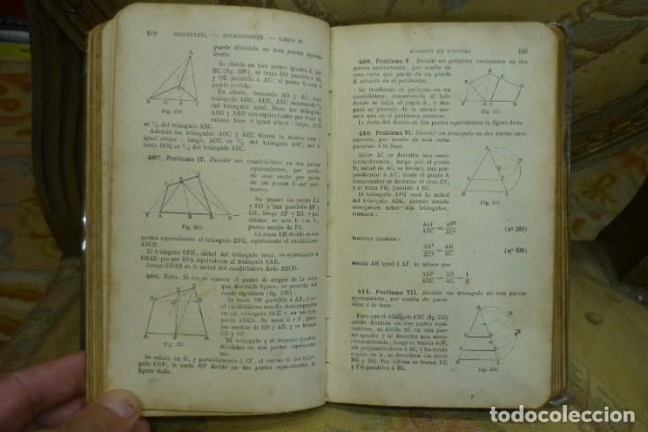 Libros antiguos: GEOMETR&Iacute;A CURSO SUPERIOR, DE BRU&Ntilde;O - Foto 8
