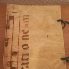 Livros antigos: LIBRO CUADERNO PERGAMINO 1837. Lote 359933240