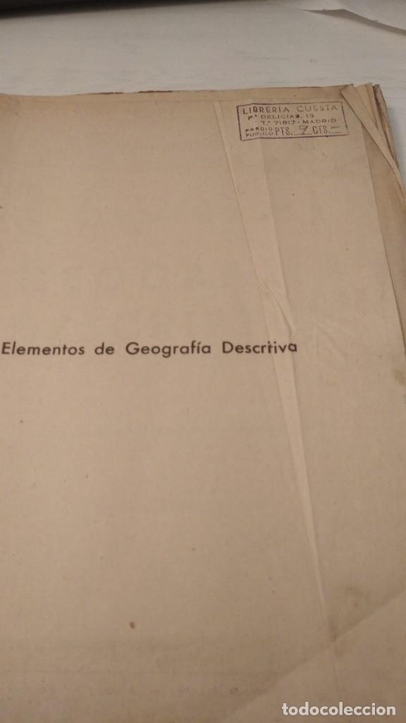 Libros antiguos: ELEMENTOS DE GEOGRAFIA DESCRIPTIVA. TERCER CURSO. PLAN 1938 - Foto 3