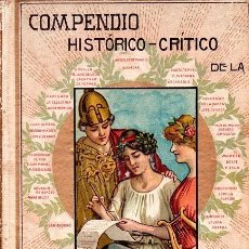 Livros antigos: COMPENDIO HISTÓRICO-CRÍTICO DE LA LITERATURA CASTELLANA. Lote 362364545