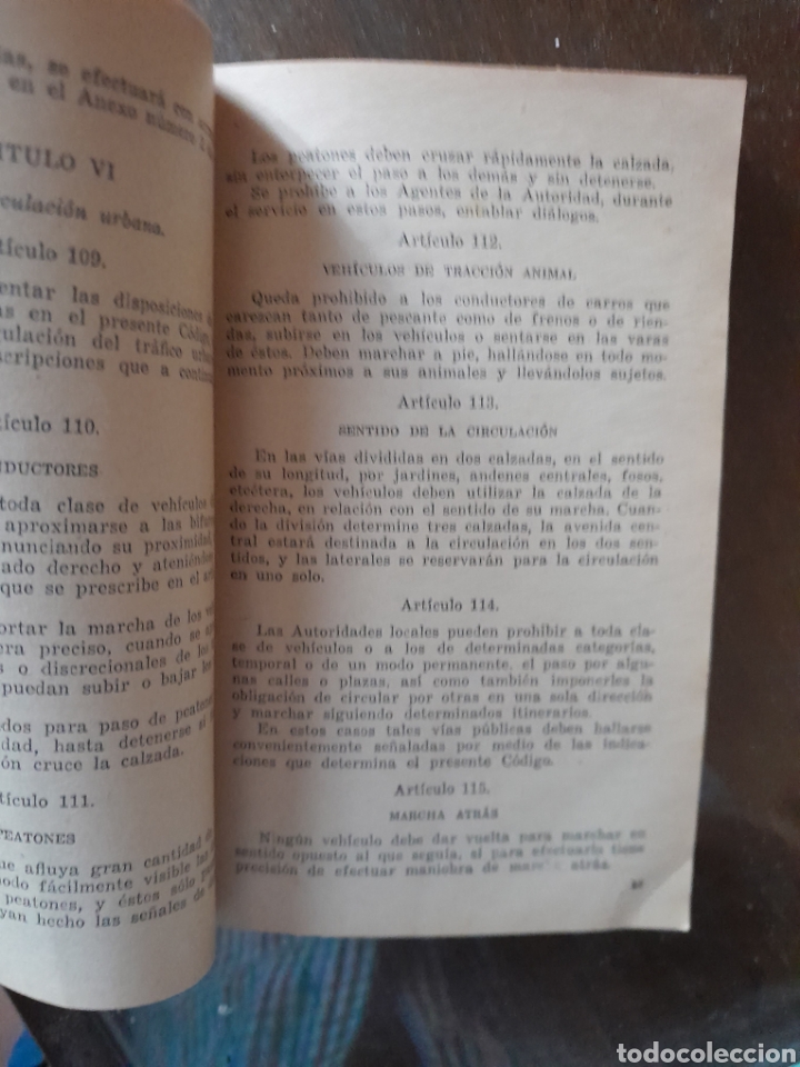Libros antiguos: Libro C&oacute;digo de circulaci&oacute;n 1934 - Foto 5