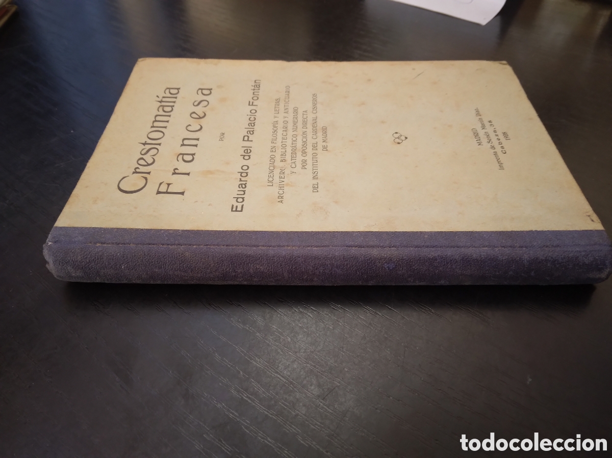 Libros antiguos: Crestomatia Francesa - Foto 2