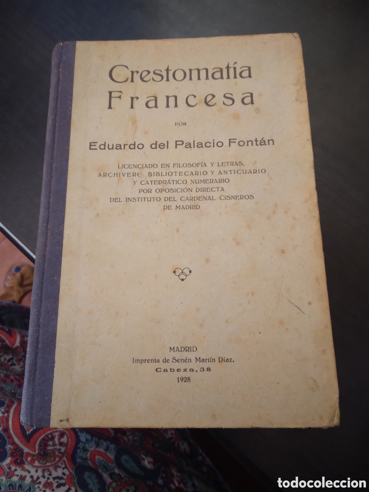 Libros antiguos: Crestomatia Francesa - Foto 1