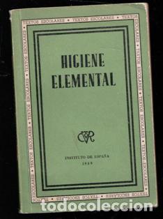 Libros antiguos: Higiene Elemental. - Foto 1