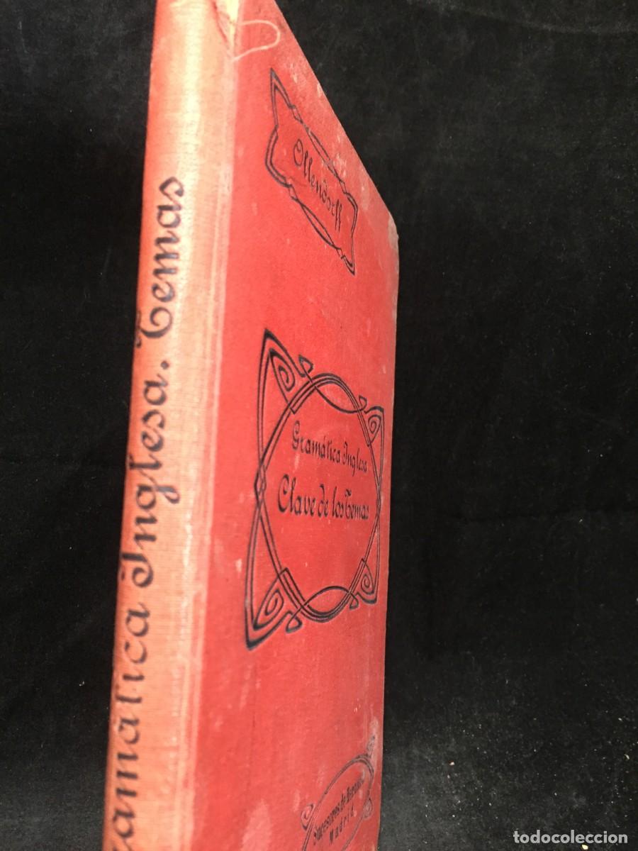 Libros antiguos: Gram&aacute;tica Inglesa. Clave de los Temas. Ollendorff. 1918. - Foto 3