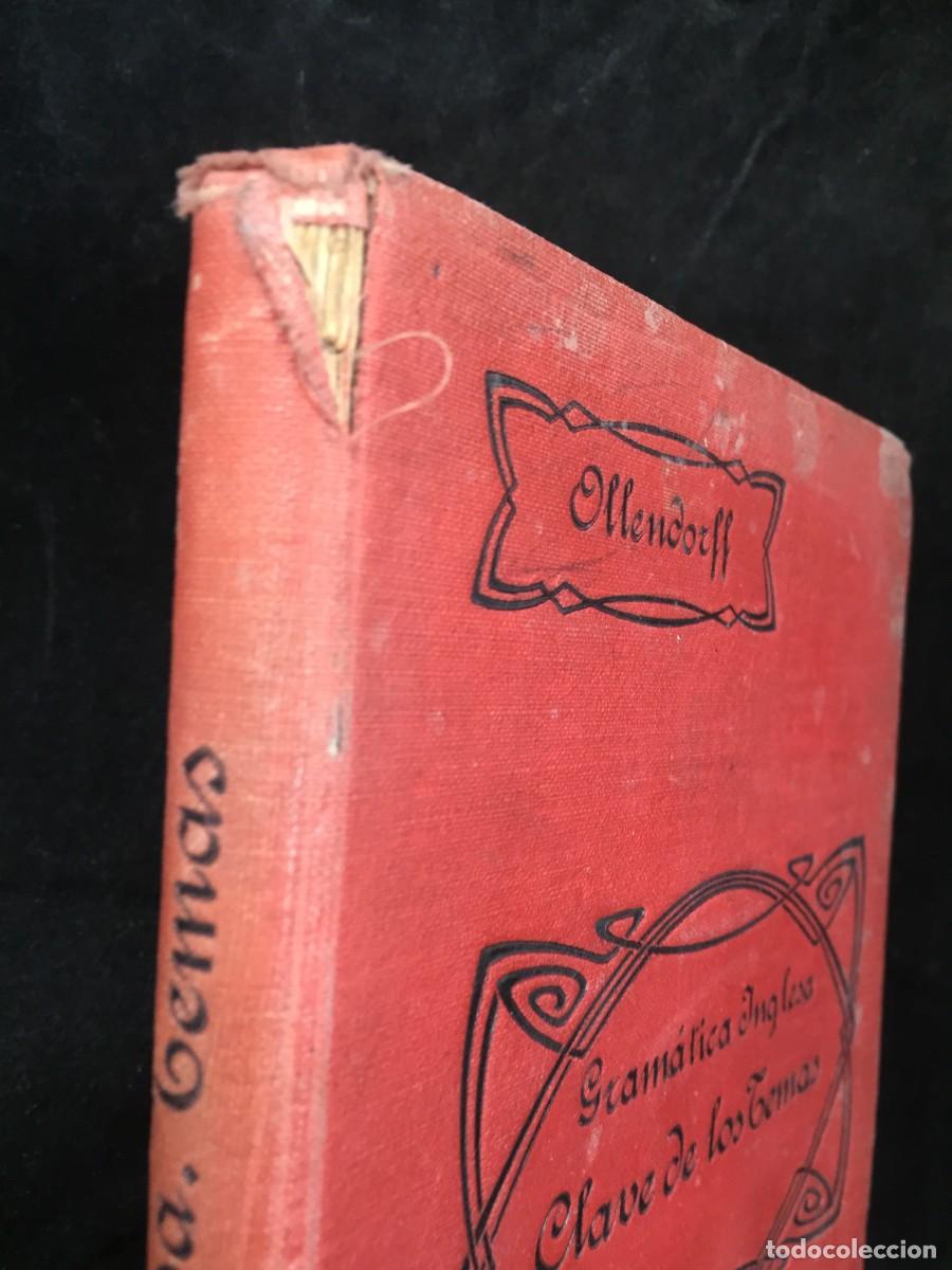Libros antiguos: Gram&aacute;tica Inglesa. Clave de los Temas. Ollendorff. 1918. - Foto 4