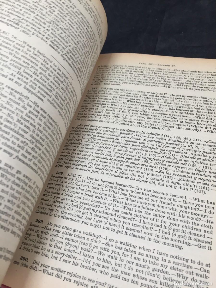 Libros antiguos: Gram&aacute;tica Inglesa. Clave de los Temas. Ollendorff. 1918. - Foto 9
