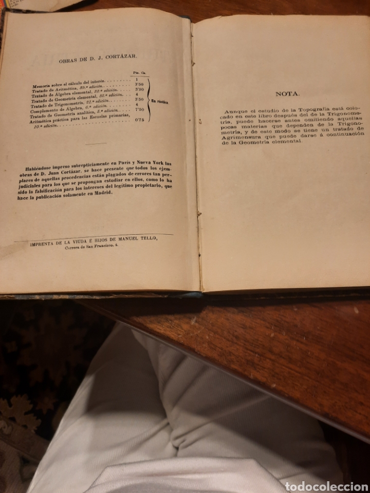 Libros antiguos: TRIGONOMETRIA - Foto 4