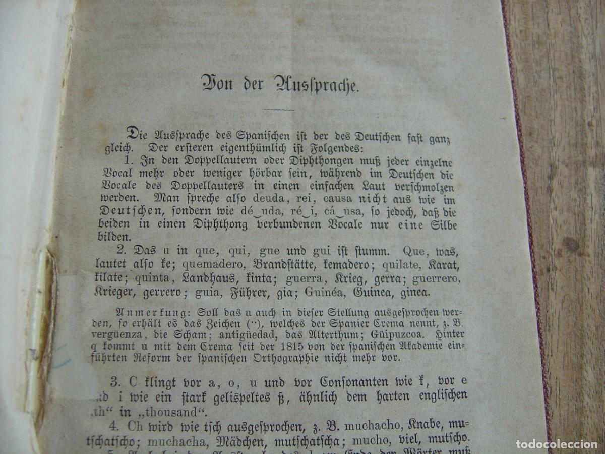 Libros antiguos: SPANISCHEN SPRACHE. 1877. - Foto 4