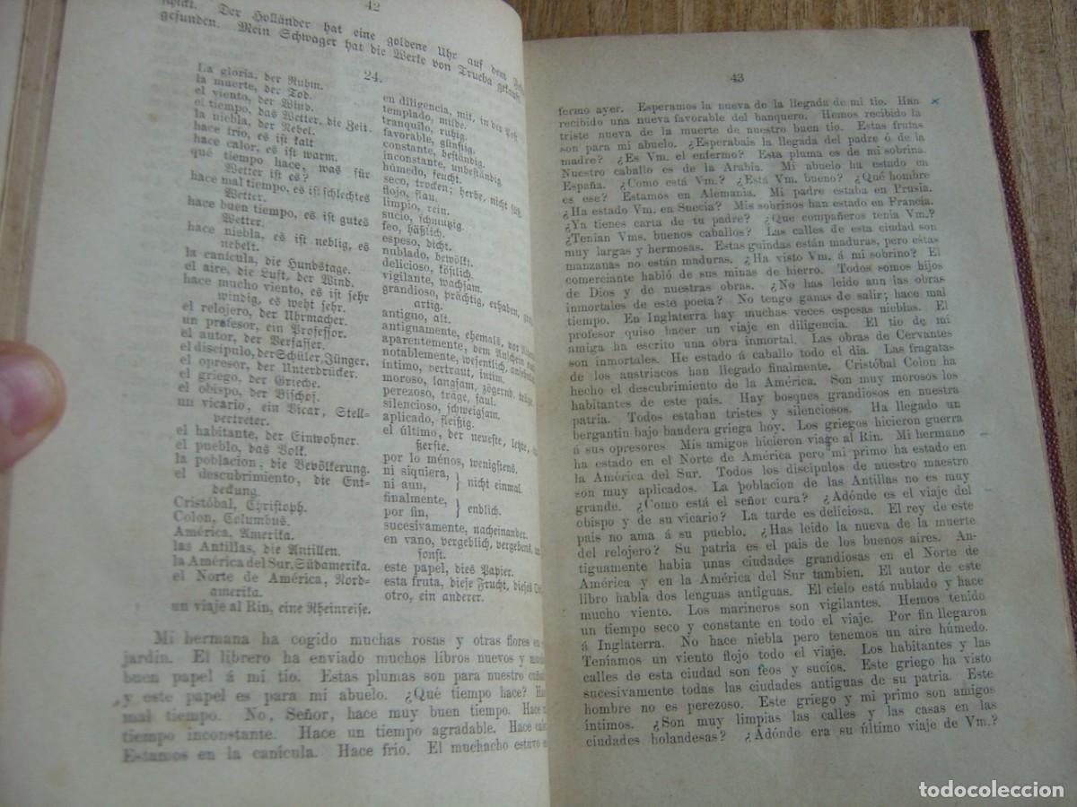 Libros antiguos: SPANISCHEN SPRACHE. 1877. - Foto 5