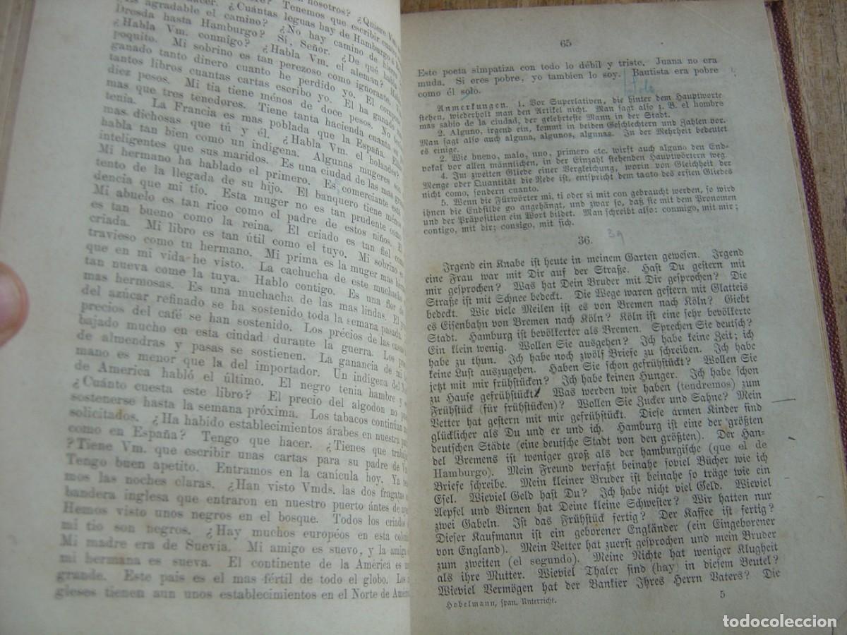 Libros antiguos: SPANISCHEN SPRACHE. 1877. - Foto 6