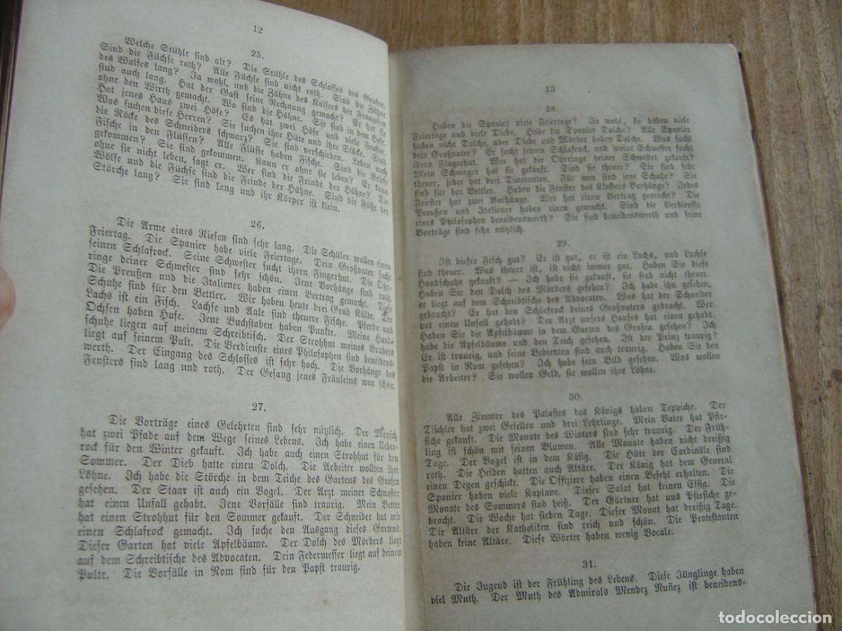Libros antiguos: GRAM&Aacute;TICA ALEMANA. 1868. - Foto 5