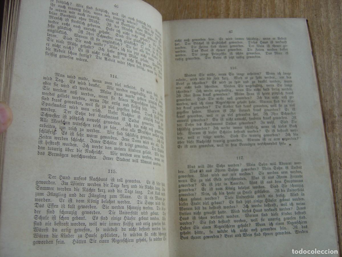 Libros antiguos: GRAM&Aacute;TICA ALEMANA. 1868. - Foto 6
