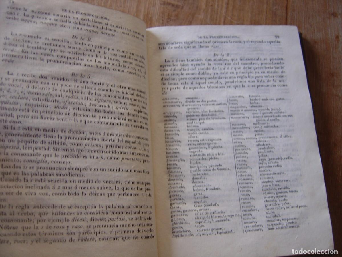 Libros antiguos: GRAM&Aacute;TICA ITALIANA . - Foto 5