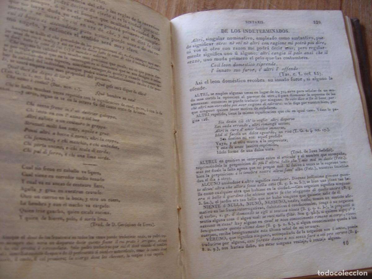 Libros antiguos: GRAM&Aacute;TICA ITALIANA . - Foto 6