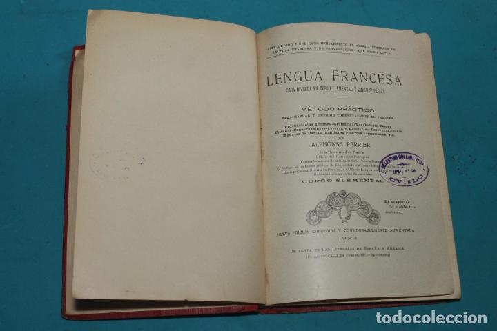 Libros antiguos: LENGUA FRANCESA, CURSO ELEMENTAL, A. PERRIER, 1923 - Foto 2