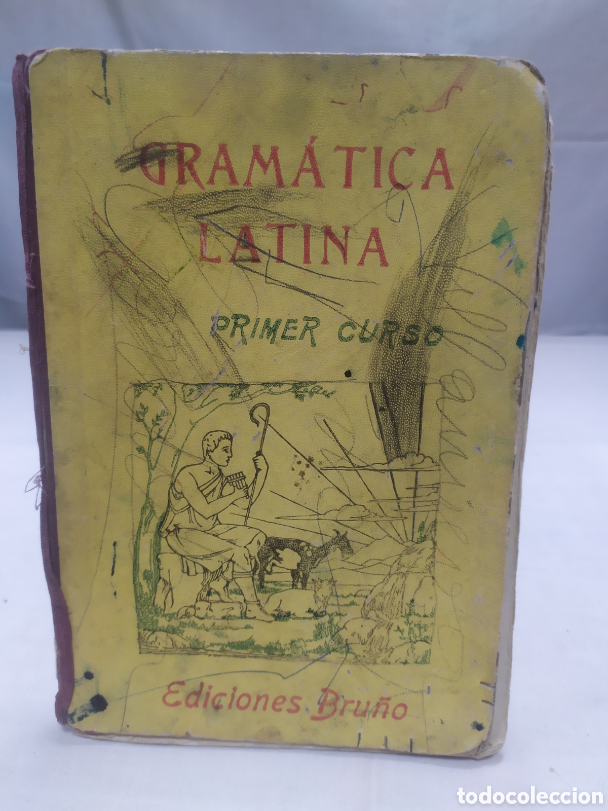 Libros antiguos: Gram&aacute;tica latina, primer curso. Ediciones Bru&ntilde;o - Foto 1