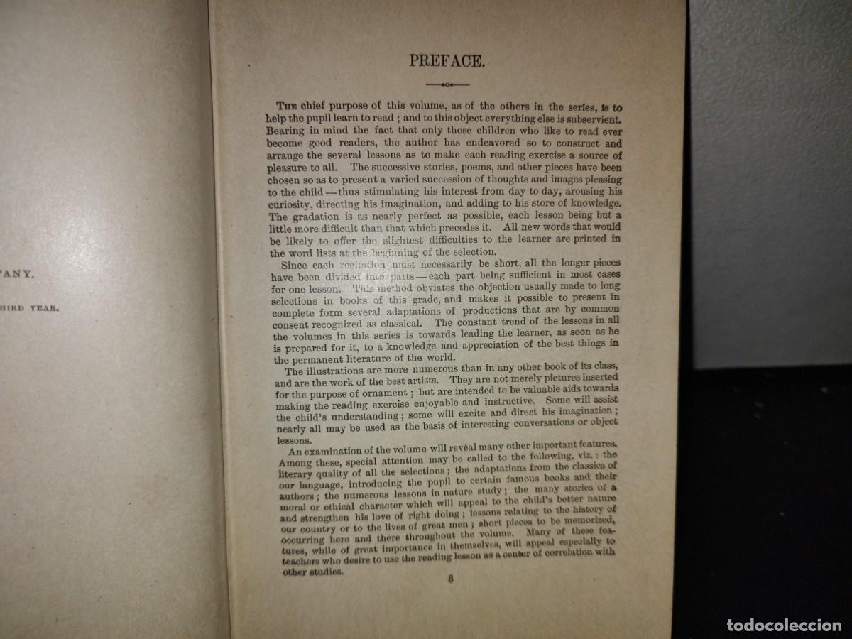 Libros antiguos: 65- SCHOOL READING BY GRADES. THIRD YEAR - JAMES BALDWIN - 1897 - Foto 5