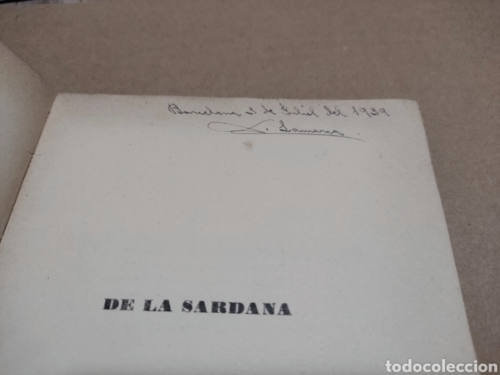 Libros antiguos: Libro antiguo De la Sardana 1925 Manuel Capdevila - Foto 3