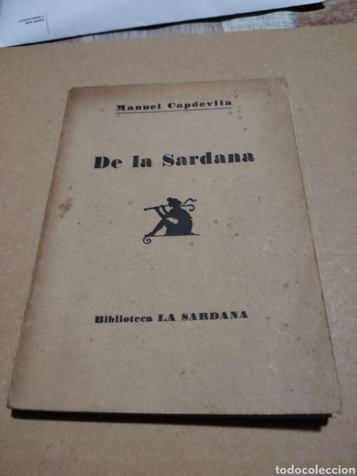 Libros antiguos: Libro antiguo De la Sardana 1925 Manuel Capdevila - Foto 1