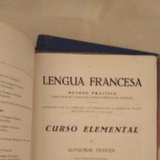 Libros antiguos: LENGUA FRANCESA. CURSO ELEMENTAL