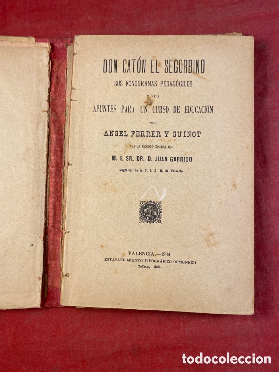 Libros antiguos: DON CATON EL SEGORBINO - Foto 2