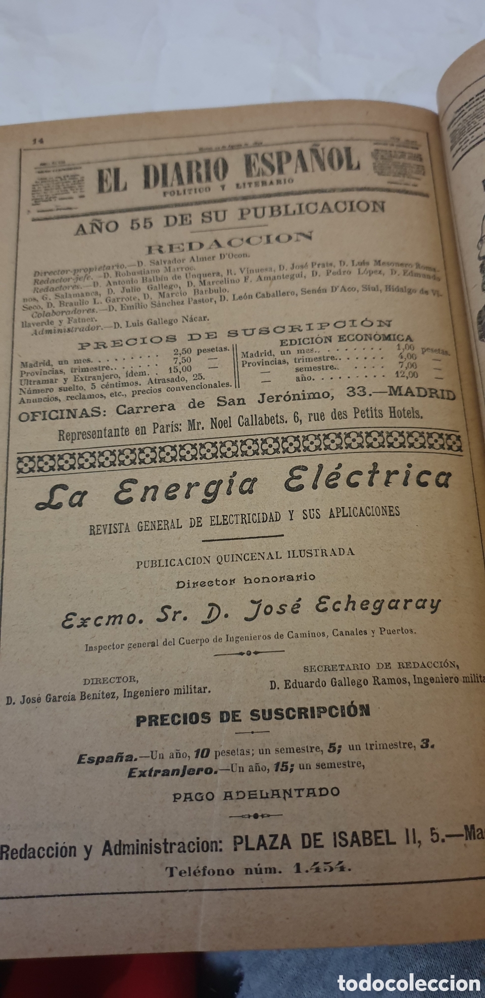 Libros antiguos: Almanaque 1905 Bailly-Bailliare - Foto 6