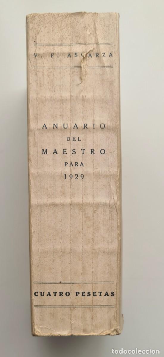 Libros antiguos: Anuario del maestro para 1929 - Foto 3