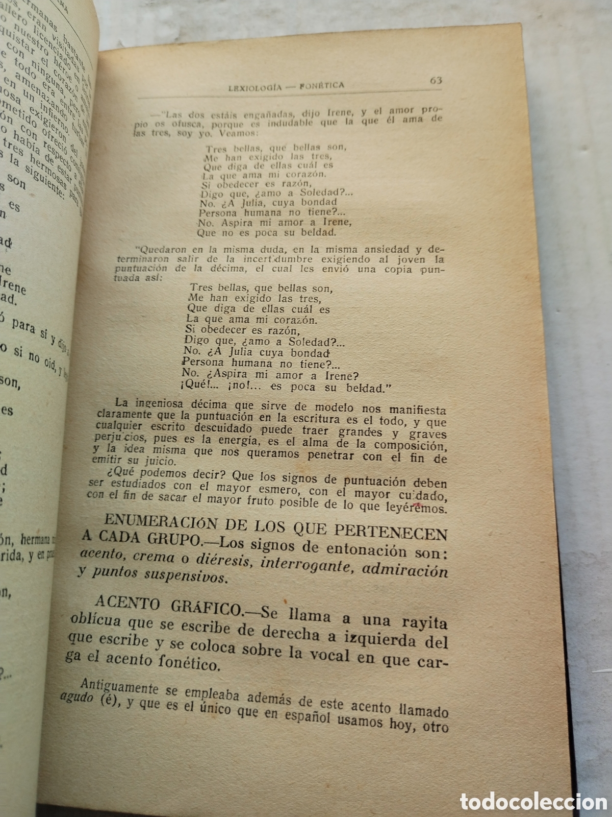 Libros antiguos: COMPENDIO DE GRAM&Aacute;TICA CASTELLANA - Foto 3