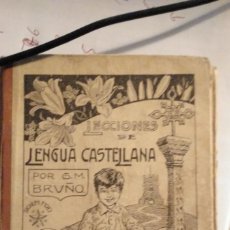 Libros antiguos: LECCIONES DE LENGUA CASTELLANA