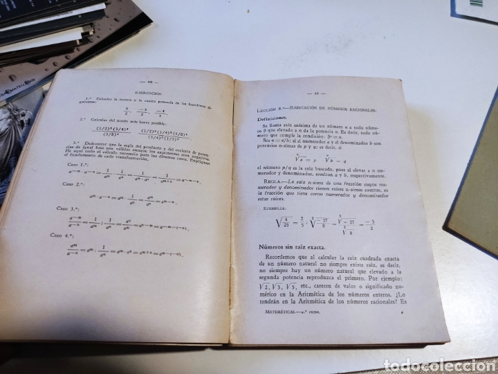 Libros antiguos: Libro matem&aacute;ticas 1935 - Foto 8