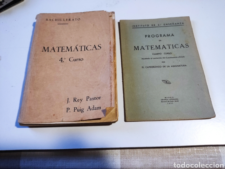 Libros antiguos: Libro matem&aacute;ticas 1935 - Foto 1