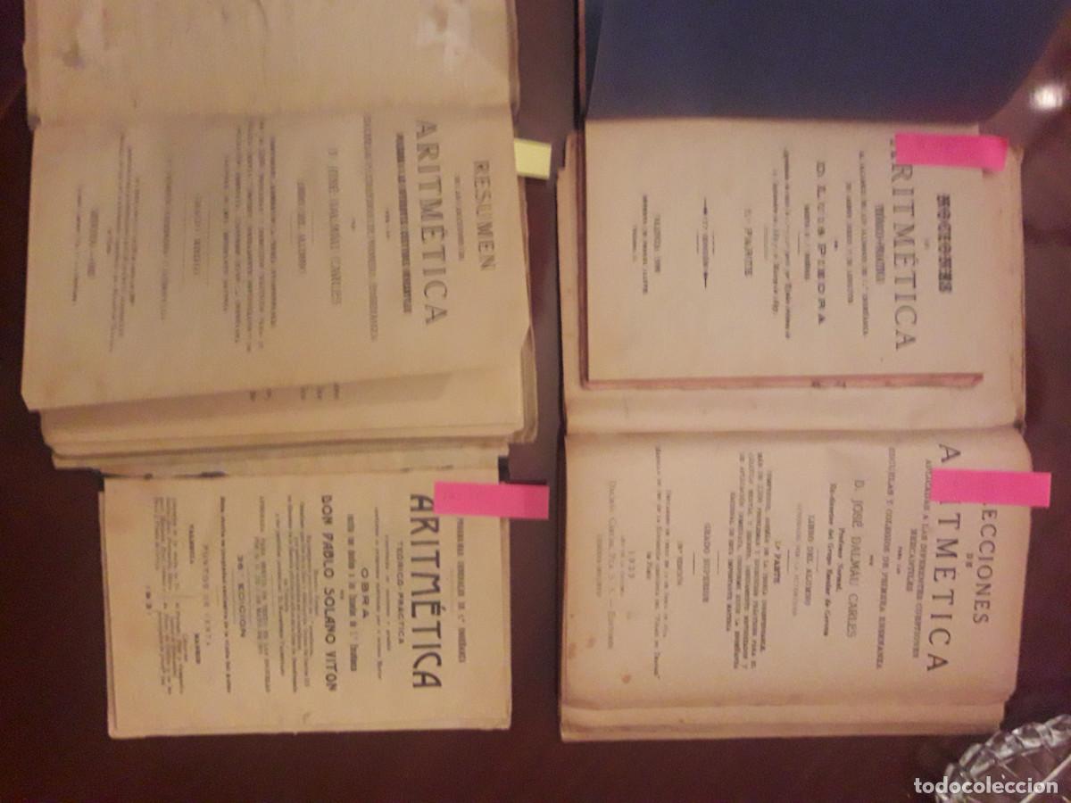Libros antiguos: Libros antiguos de aritm&eacute;tica - Foto 5