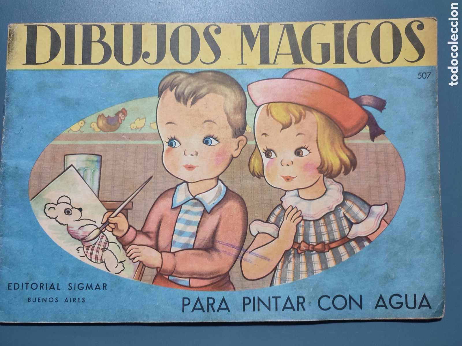 Libros antiguos: 2 cuadernos de dibujos m&aacute;gicos.1949 - Foto 2