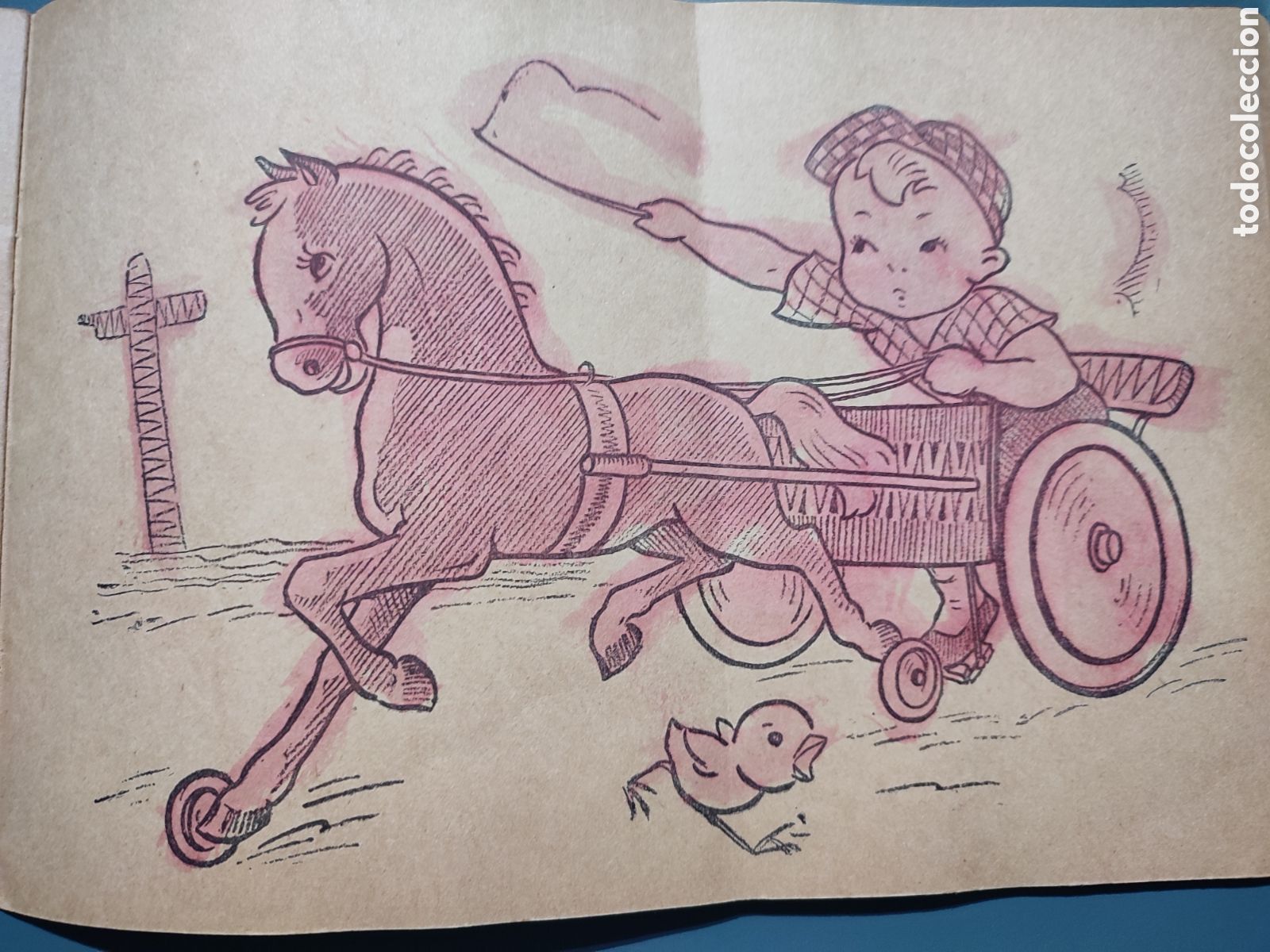 Libros antiguos: 2 cuadernos de dibujos m&aacute;gicos.1949 - Foto 3