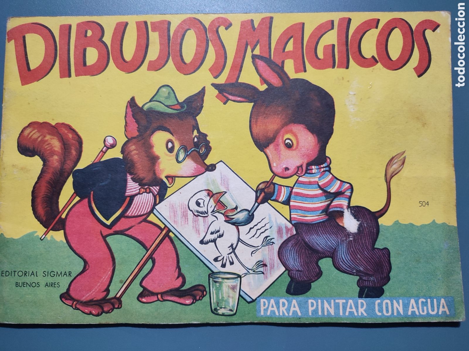 Libros antiguos: 2 cuadernos de dibujos m&aacute;gicos.1949 - Foto 5