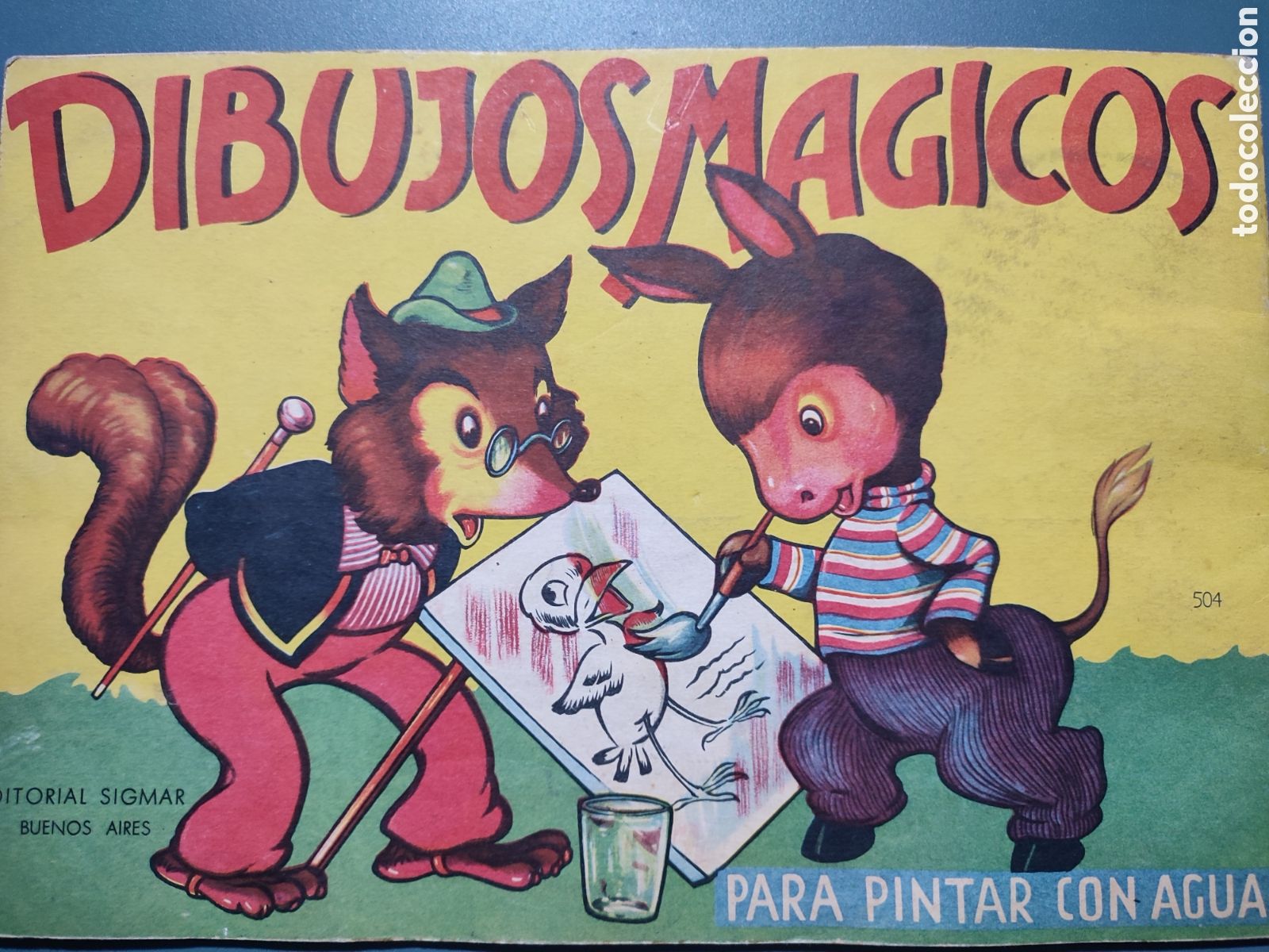 Libros antiguos: 2 cuadernos de dibujos m&aacute;gicos.1949 - Foto 8