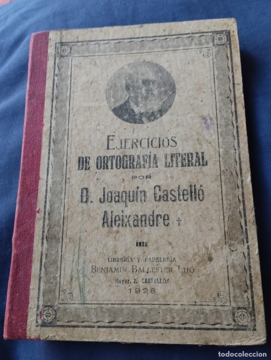 Libros antiguos: Libro Ejercicios de Ortograf&iacute;a literal a&ntilde;o 1928 - Foto 1