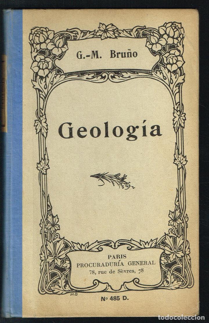 Libros antiguos: GEOLOG&Iacute;A - ED. BRU&Ntilde;O - PARIS - Foto 1
